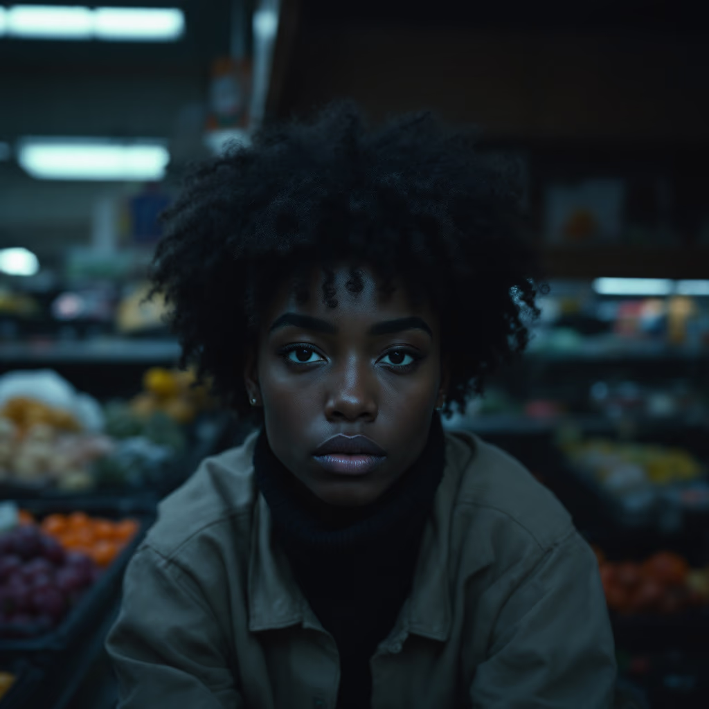 [headshot] image of customer (for a grocery store)